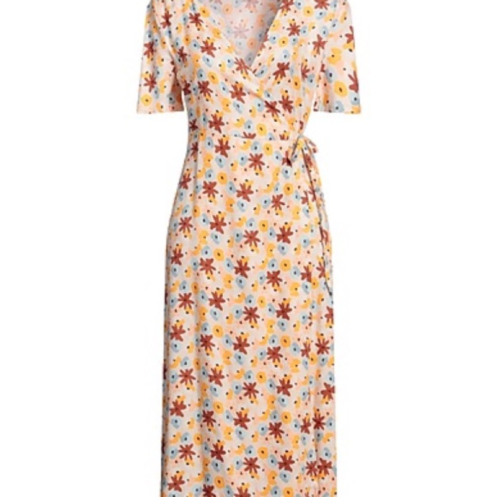 Compania Fantastica Floral Wrap Dress